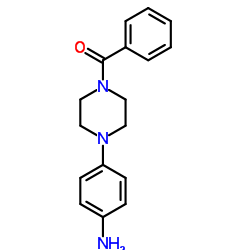 [4-(4-AMINO-PHENYL)-PIPERAZIN-1-YL]-PHENYL-METHANONE Structure