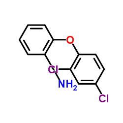 2-(2,4-二氯苯氧基)苯胺结构式
