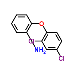 2-(2,4-Dichlorophenoxy)aniline Structure