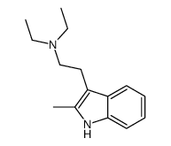 N,N-diethyl-2-(2-methyl-1H-indol-3-yl)ethanamine Structure
