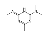 2-N,2-N,4-N,6-tetramethyl-1,3,5-triazine-2,4-diamine结构式
