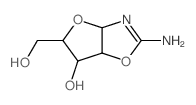O,N-Aminomethanylylidene-β-D-arabinofuranose结构式