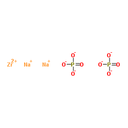 disodium zirconium(+2) cation diphosphate结构式