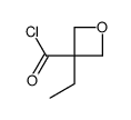 3-Oxetanecarbonyl chloride, 3-ethyl- (8CI) Structure