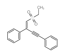Sulfone,2,4-diphenyl-1-buten-3-ynyl ethyl (8CI)结构式