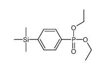 (4-diethoxyphosphorylphenyl)-trimethylsilane Structure