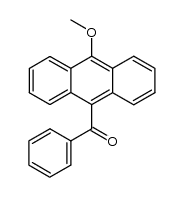 9-benzoyl-10-methoxyanthracene Structure