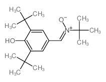 Phenol,2,6-bis(1,1-dimethylethyl)-4-[[(1,1-dimethylethyl)oxidoimino]methyl]-结构式