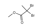 2,2-dibromopropanoic acid methyl ester结构式