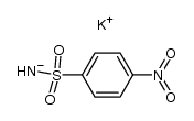 potassium ((4-nitrophenyl)sulfonyl)amide结构式