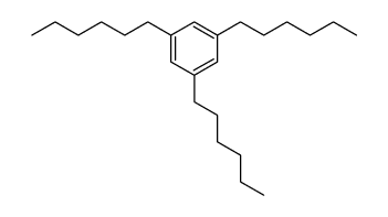 1,3,5-tri-n-hexylbenzene Structure