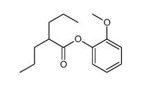 (2-methoxyphenyl) 2-propylpentanoate Structure