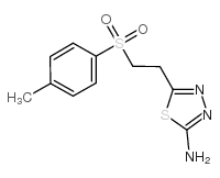 5-[2-(TOLUENE-4-SULFONYL)-ETHYL]-[1,3,4]THIADIAZOL-2-YLAMINE Structure