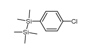 (4-chlorophenyl)pentamethyldisilane结构式