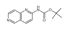 tert-butyl 1,6-naphthyridin-2-ylcarbamate结构式