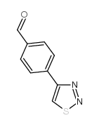 4-(1,2,3-THIADIAZOL-4-YL)BENZALDEHYDE Structure