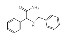 Benzeneacetamide, a-[(phenylmethyl)amino]- Structure