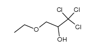 1,1,1-trichloro-3-ethoxy-propan-2-ol结构式