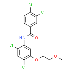 3,4-DICHLORO-N-[2,4-DICHLORO-5-(2-METHOXYETHOXY)PHENYL]BENZENECARBOXAMIDE picture