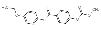 methyl 4-(4'-ethoxyphenoxycarbonyl)phenyl carbonate structure