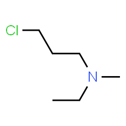 (3-chloropropyl)ethyl(methyl)amine(SALTDATA: HCl)结构式