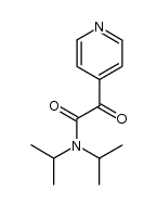 N,N-diisopropyl-2-oxo-2-(pyridin-4-yl)acetamide Structure