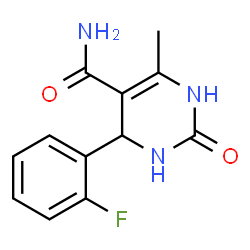 5-Pyrimidinecarboxamide,4-(2-fluorophenyl)-1,2,3,4-tetrahydro-6-methyl-2-oxo-(9CI)结构式