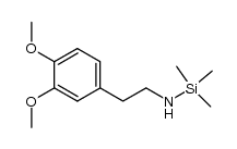 3,4-Dimethoxyphenaethylamin(TMS) Structure