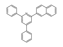 2-(2-naphthyl)-4,6-diphenylpyridine结构式