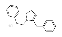 2-benzyl-1-(2-phenylethyl)-4,5-dihydro-1H-imidazole结构式
