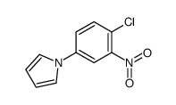 1-(4-CHLORO-3-NITROPHENYL)-1H-PYRROLE Structure