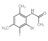 Acetamide,N-(2-bromo-3-fluoro-4,6-dimethylphenyl)- structure