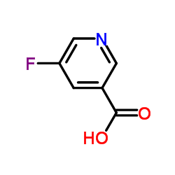 5-Fluoronicotinic acid structure