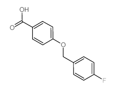 4-(4-Fluoro-benzyloxy)-benzoic acid结构式