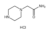 2-哌嗪-1-乙酰胺盐酸盐结构式