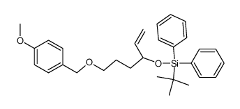 4-(tert-butyldiphenylsilanyloxy)-1-(4-methoxybenzyloxy)-5-hexene Structure