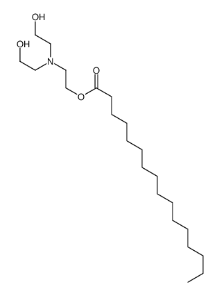 2-[bis(2-hydroxyethyl)amino]ethyl hexadecanoate结构式