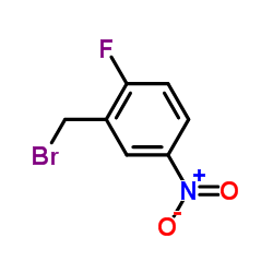 2-(Bromomethyl)-1-fluoro-4-nitrobenzene Structure