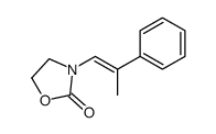 3-(2-phenylprop-1-enyl)-1,3-oxazolidin-2-one Structure