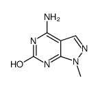 4-Amino-1-methyl-1H-pyrazolo[3,4-d]pyrimidin-6(7H)-one结构式