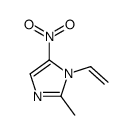 1-ethenyl-2-methyl-5-nitroimidazole结构式