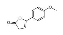 5-(4-methoxyphenyl)-3H-furan-2-one结构式