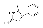 (2R,3R)-2-methyl-3-phenyl-3,4-dihydro-2H-pyrrol-5-amine结构式
