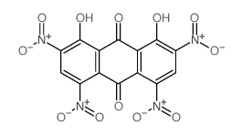 9,10-Anthracenedione,1,8-dihydroxy-2,4,5,7-tetranitro- structure