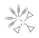 carbon monoxide,chromium,tris(aziridin-1-yl)phosphanium结构式