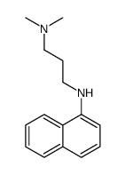 N,N-dimethyl-N'-naphthylpropane-1,3-diamine structure