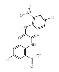 N,N-bis(4-chloro-2-nitro-phenyl)oxamide结构式