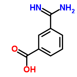 3-Carbamimidoylbenzoic acid Structure