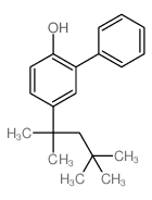 [1,1'-Biphenyl]-2-ol,5-(1,1,3,3-tetramethylbutyl)- Structure