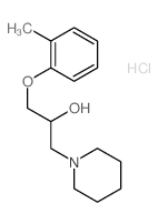 1-(2-methylphenoxy)-3-piperidin-1-ylpropan-2-ol,hydrochloride结构式